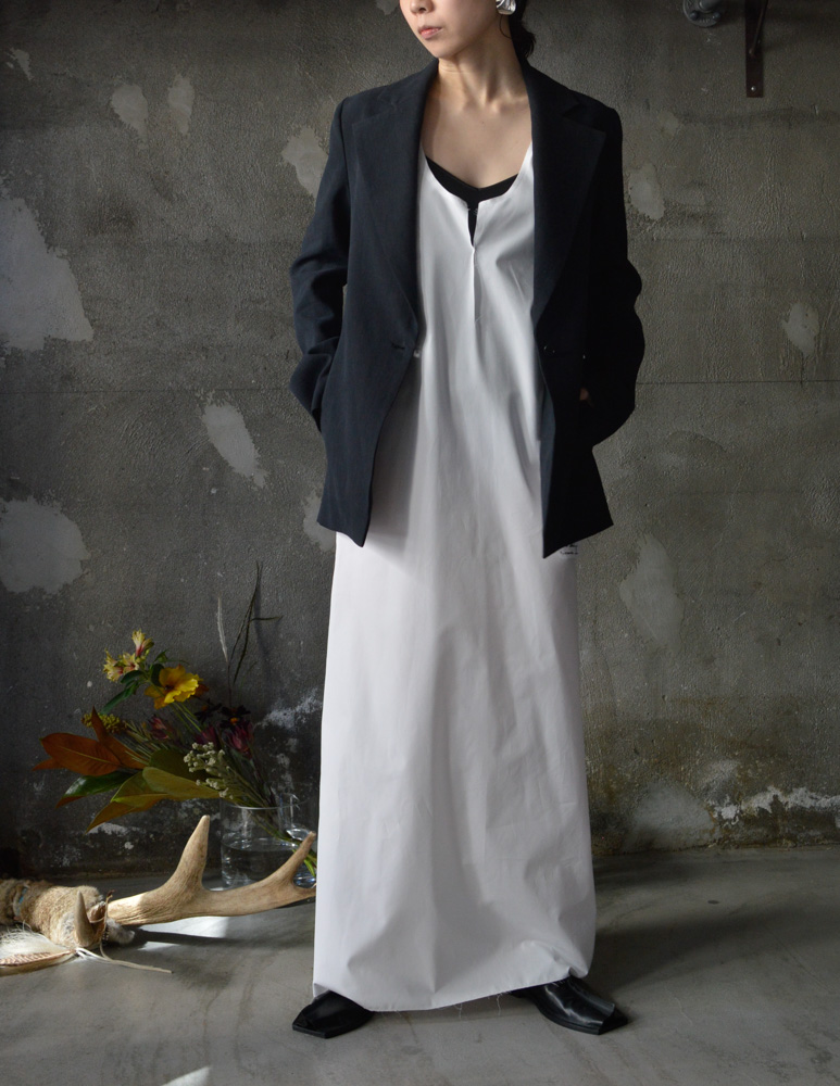 22SS】GABRIELA COLL GARMENTS NO COLLAR SHIRT TRENTのオンライン